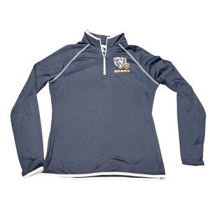 NFL Chicago Bears Qtr Zip Pullover Womens Large NFL‎ Football